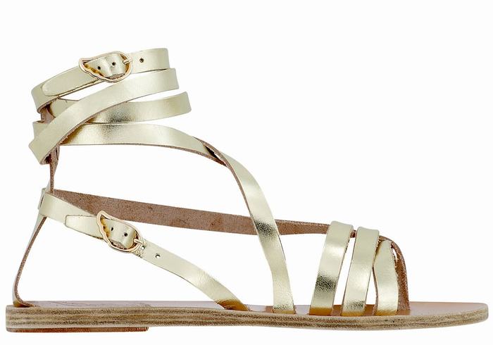 Sandales De Gladiateur Ancient Greek Sandals Satira Leather   | ZSH-7031822